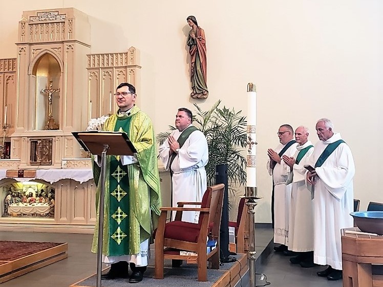 Fr. Mark Jurzyk with our deacons